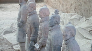 Terracotta Warriors. Jack had long wanted to see this archeological wonder in Xi'an. Thousands of life-sized, individually-carved soldiers and horses buried in a Qin-dynasty emperor's mausoleum.